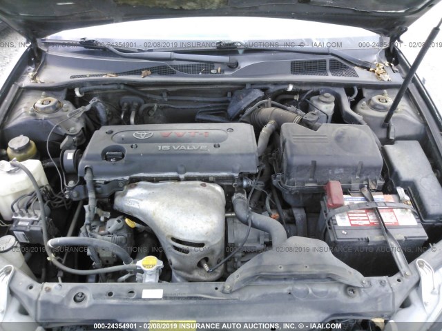 4T1BE32K95U387153 - 2005 TOYOTA CAMRY LE/XLE/SE BLACK photo 10