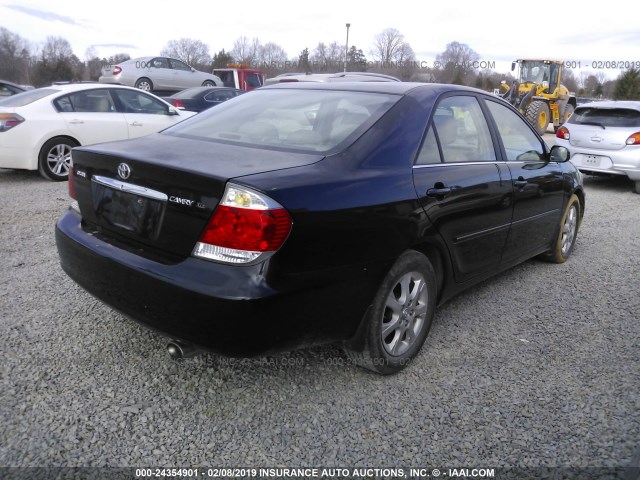 4T1BE32K95U387153 - 2005 TOYOTA CAMRY LE/XLE/SE BLACK photo 4