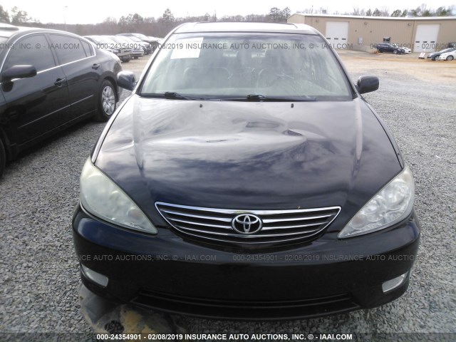4T1BE32K95U387153 - 2005 TOYOTA CAMRY LE/XLE/SE BLACK photo 6