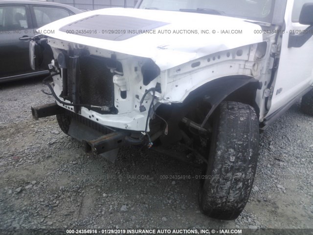 5GTEN13E988147248 - 2008 HUMMER H3 WHITE photo 6