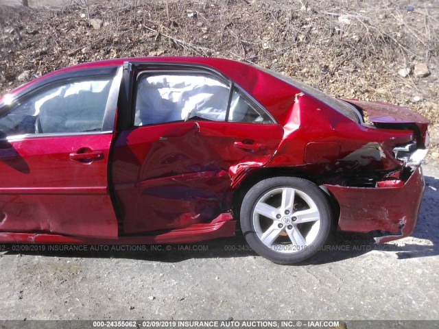 4T1BF1FK0EU738107 - 2014 TOYOTA CAMRY L/SE/LE/XLE 红色 照片 6