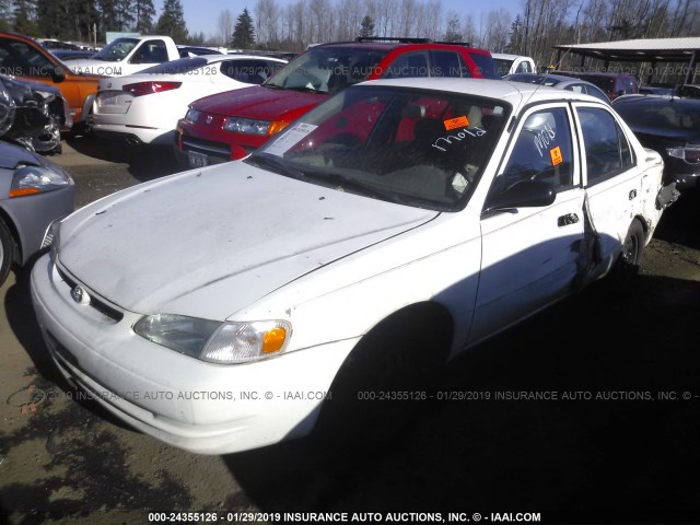 1NXBR12E1WZ058483 - 1998 TOYOTA COROLLA VE/CE/LE WHITE photo 2