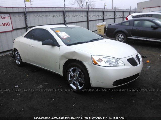 1G2ZH361794102889 - 2009 PONTIAC G6 GT WHITE photo 1