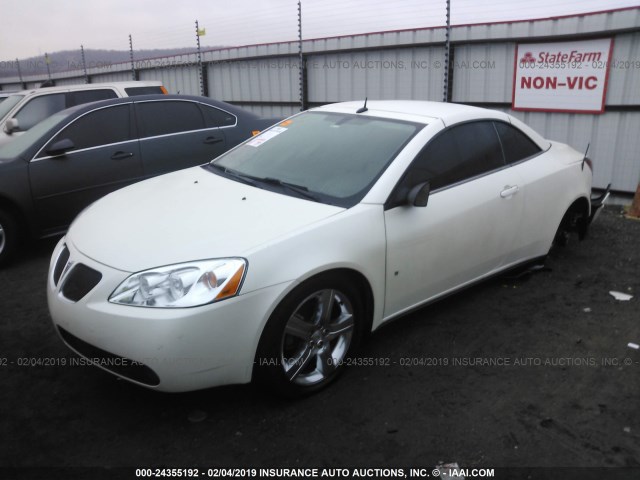 1G2ZH361794102889 - 2009 PONTIAC G6 GT WHITE photo 2