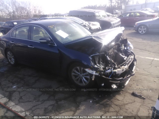 KMHGC4DDXDU212313 - 2013 HYUNDAI GENESIS 3.8L BLUE photo 1