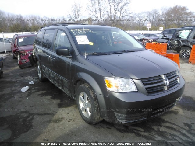 2D4RN3D1XAR453517 - 2010 DODGE GRAND CARAVAN HERO GRAY photo 1