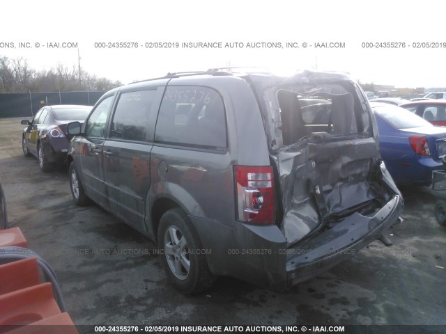 2D4RN3D1XAR453517 - 2010 DODGE GRAND CARAVAN HERO GRAY photo 3