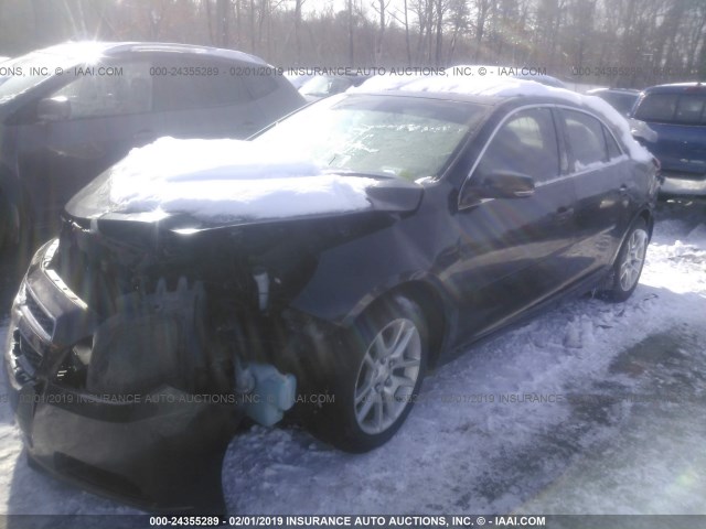 1G11C5SA8DF353628 - 2013 CHEVROLET MALIBU 1LT BLACK photo 2