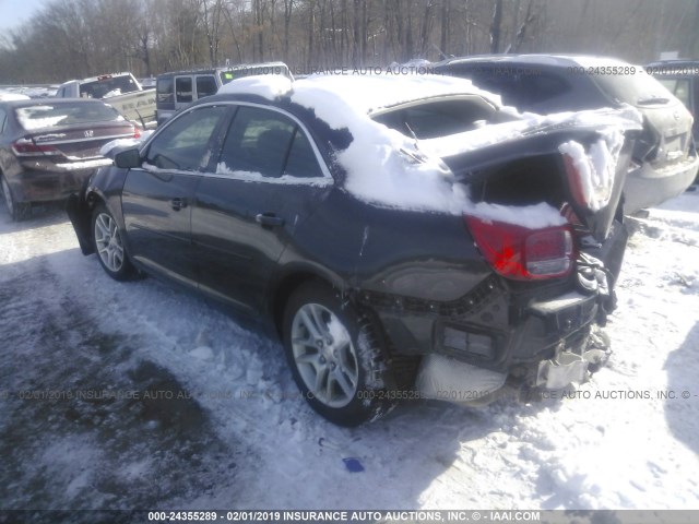 1G11C5SA8DF353628 - 2013 CHEVROLET MALIBU 1LT BLACK photo 3