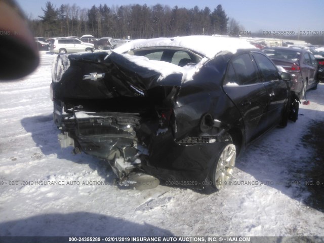 1G11C5SA8DF353628 - 2013 CHEVROLET MALIBU 1LT BLACK photo 4