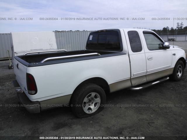 1FTZX1726XNA68445 - 1999 FORD F150 WHITE photo 4