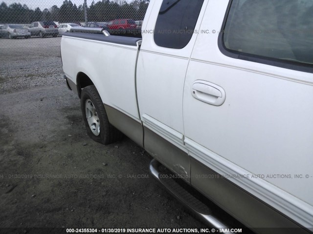 1FTZX1726XNA68445 - 1999 FORD F150 WHITE photo 6