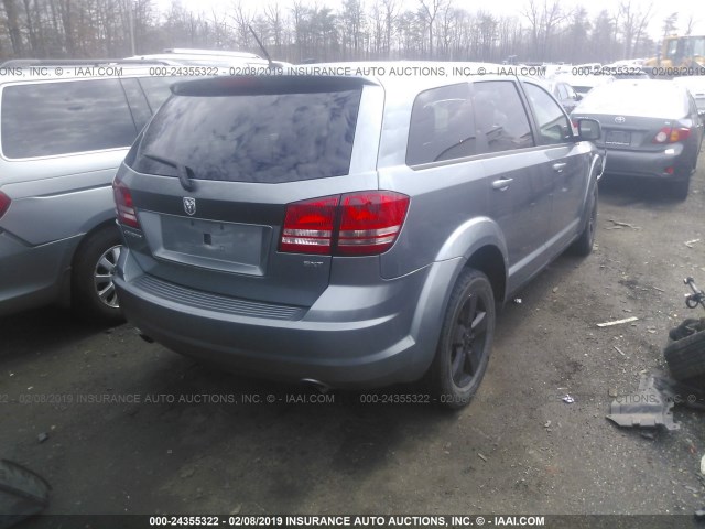 3D4GG57V39T211804 - 2009 DODGE JOURNEY SXT Light Blue photo 4