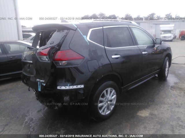 KNMAT2MV5JP523231 - 2018 NISSAN ROGUE S/SV BLACK photo 4