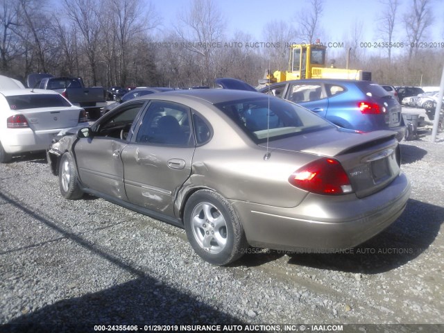 1FAFP55212A210624 - 2002 FORD TAURUS SES GOLD photo 3