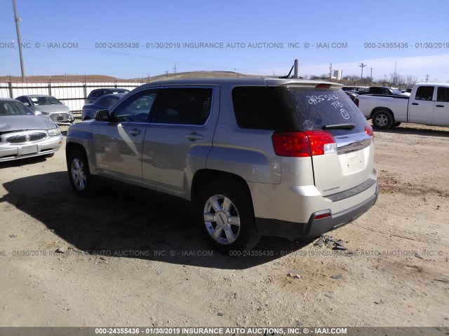 2CTALMEC0B6345095 - 2011 GMC TERRAIN SLE GOLD photo 3