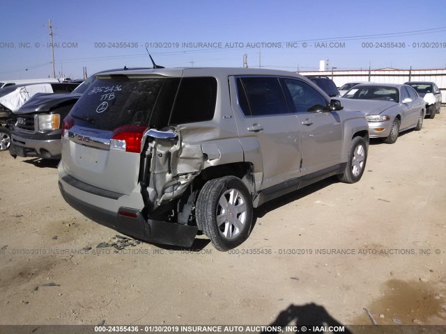 2CTALMEC0B6345095 - 2011 GMC TERRAIN SLE GOLD photo 4