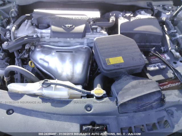 4T1BF1FK6CU104071 - 2012 TOYOTA CAMRY SE/LE/XLE 黑色 照片 10