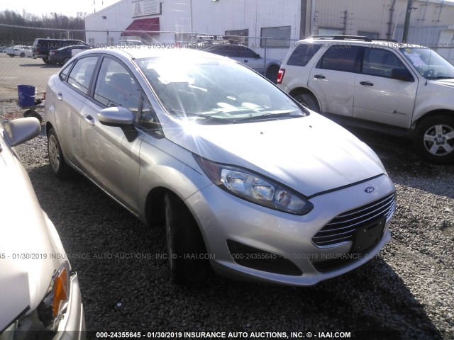 3FADP4AJXEM153426 - 2014 FORD FIESTA S SILVER photo 1