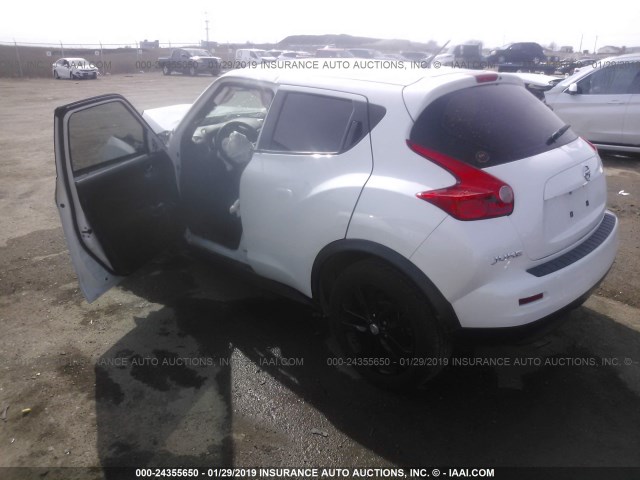 JN8AF5MR3DT207774 - 2013 NISSAN JUKE S/SV/SL WHITE photo 3