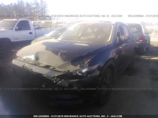 JM3KFBCM6J0321549 - 2018 MAZDA CX-5 TOURING BLUE photo 2