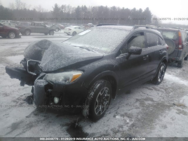 JF2GPABC9H8216791 - 2017 SUBARU CROSSTREK PREMIUM GRAY photo 2