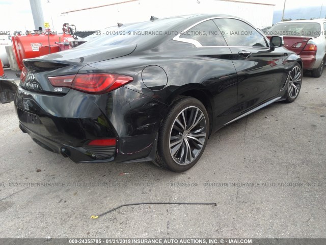 JN1CV7EK6JM200119 - 2018 INFINITI Q60 PURE/LUXE BLACK photo 4