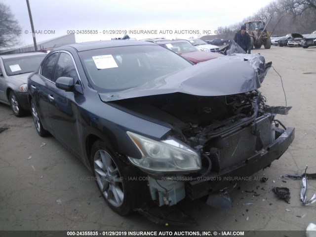 1N4AA5AP0DC803041 - 2013 NISSAN MAXIMA S/SV GRAY photo 1