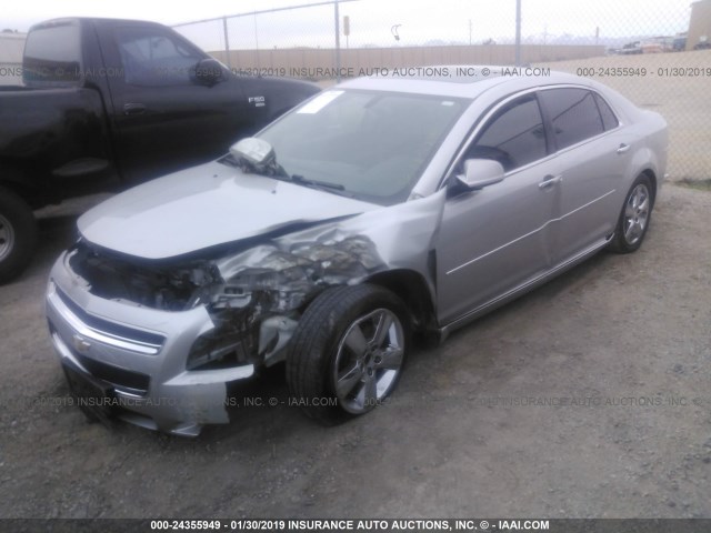 1G1ZD5E03CF344420 - 2012 CHEVROLET MALIBU 2LT SILVER photo 2