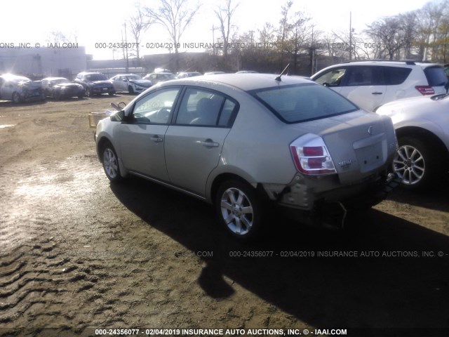 3N1AB61E07L620472 - 2007 NISSAN SENTRA 2.0/2.0S/2.0SL GOLD photo 3