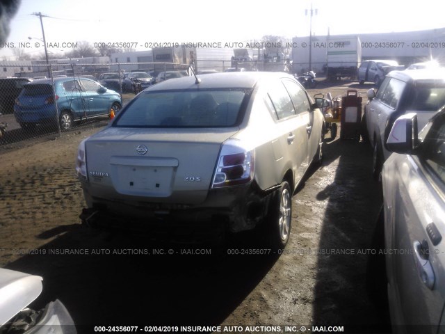 3N1AB61E07L620472 - 2007 NISSAN SENTRA 2.0/2.0S/2.0SL GOLD photo 4