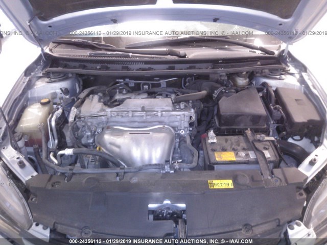 JTKJF5C75E3070441 - 2014 TOYOTA SCION TC GRAY photo 10
