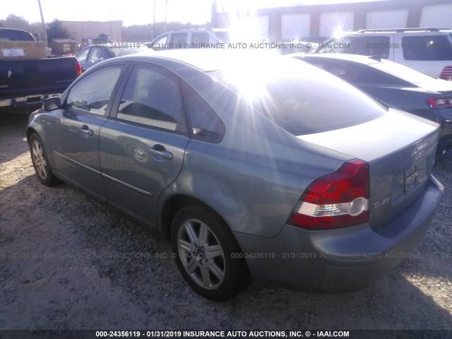 YV1MS382752085010 - 2005 VOLVO S40 2.4I GRAY photo 3