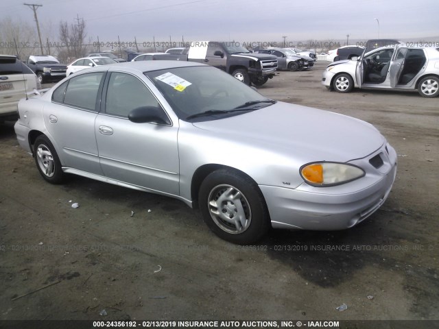 1G2NE52E45M121275 - 2005 PONTIAC GRAND AM SE SILVER photo 1