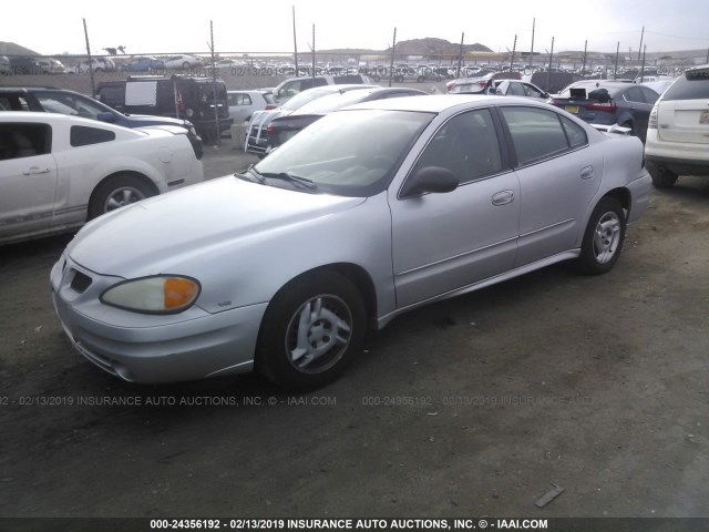 1G2NE52E45M121275 - 2005 PONTIAC GRAND AM SE SILVER photo 2