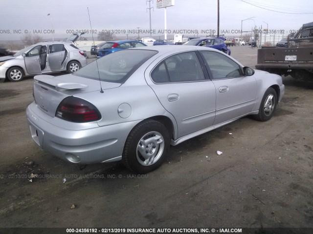 1G2NE52E45M121275 - 2005 PONTIAC GRAND AM SE SILVER photo 4