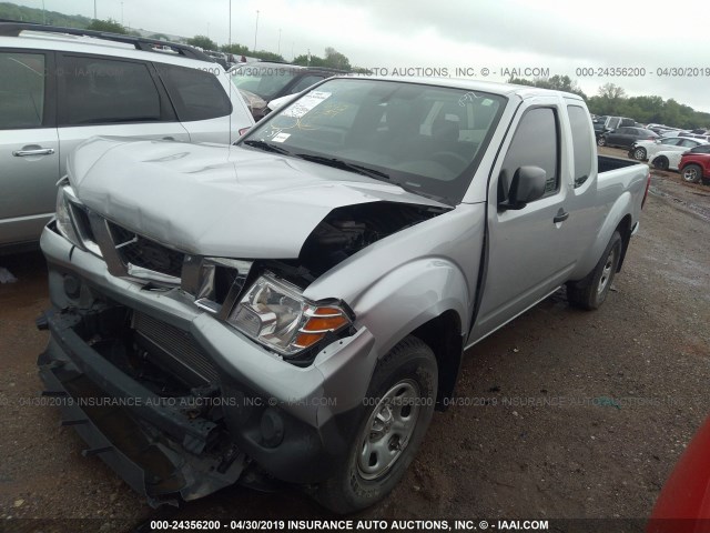1N6BD0CT1JN734814 - 2018 NISSAN FRONTIER S/SV SILVER photo 2