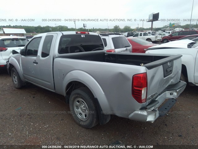 1N6BD0CT1JN734814 - 2018 NISSAN FRONTIER S/SV SILVER photo 3