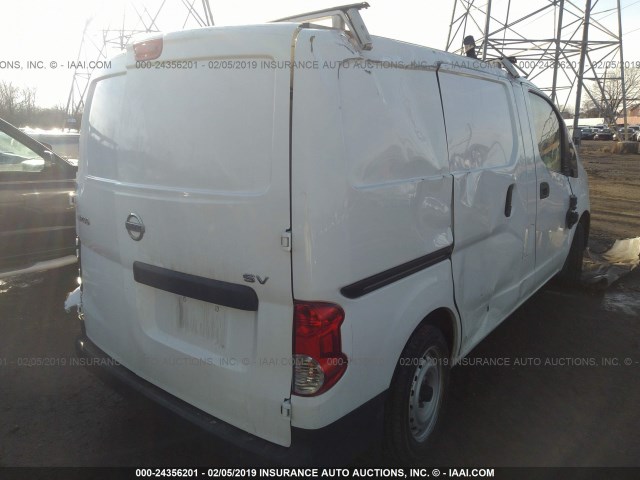 3N6CM0KN0FK705406 - 2015 NISSAN NV200 2.5S/2.5SV WHITE photo 4