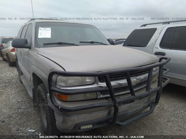 1GNEK13T51J231717 - 2001 CHEVROLET TAHOE K1500 TAN photo 1