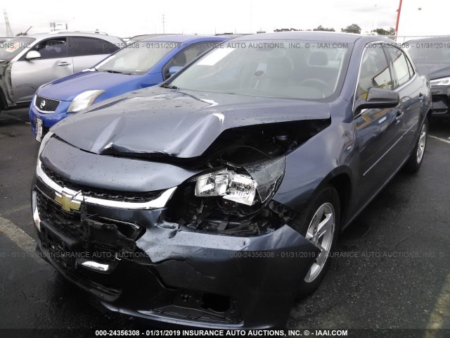 1G11B5SL5FF303888 - 2015 CHEVROLET MALIBU LS BLUE photo 2