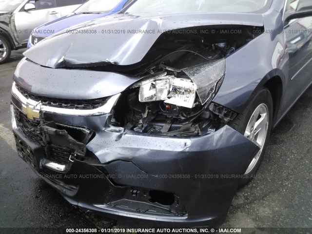 1G11B5SL5FF303888 - 2015 CHEVROLET MALIBU LS BLUE photo 6