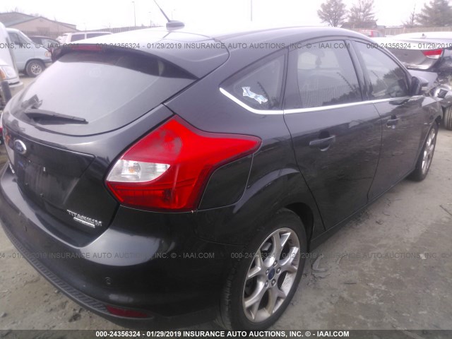 1FADP3N27DL360000 - 2013 FORD FOCUS TITANIUM BLACK photo 4