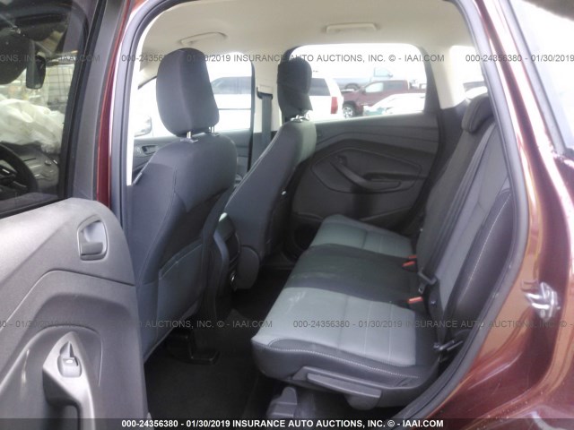 1FMCU0F72JUC36080 - 2018 FORD ESCAPE S MAROON photo 8