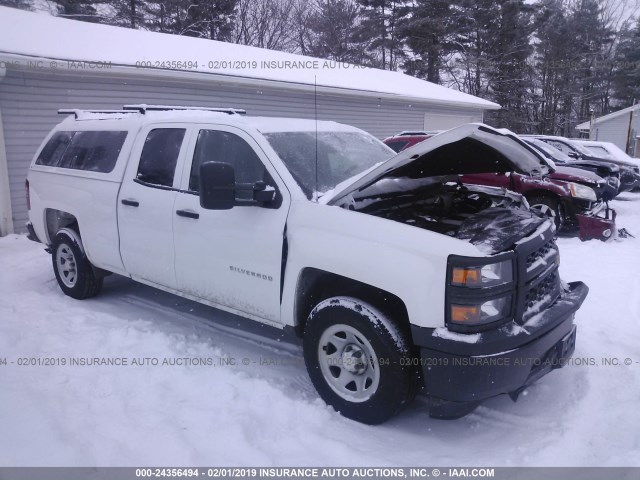 1GCRCPEH3EZ277816 - 2014 CHEVROLET SILVERADO C1500 WHITE photo 1