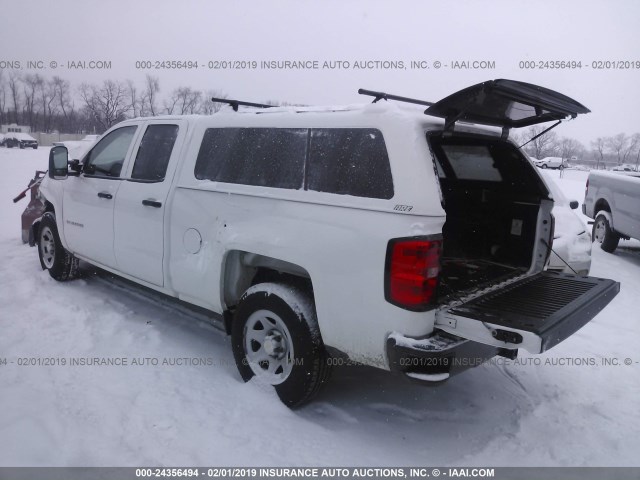 1GCRCPEH3EZ277816 - 2014 CHEVROLET SILVERADO C1500 WHITE photo 3