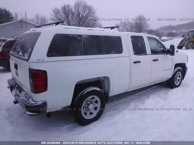 1GCRCPEH3EZ277816 - 2014 CHEVROLET SILVERADO C1500 WHITE photo 4