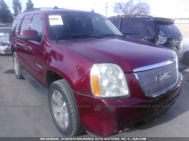 1GKFK13047J148229 - 2007 GMC YUKON RED photo 1