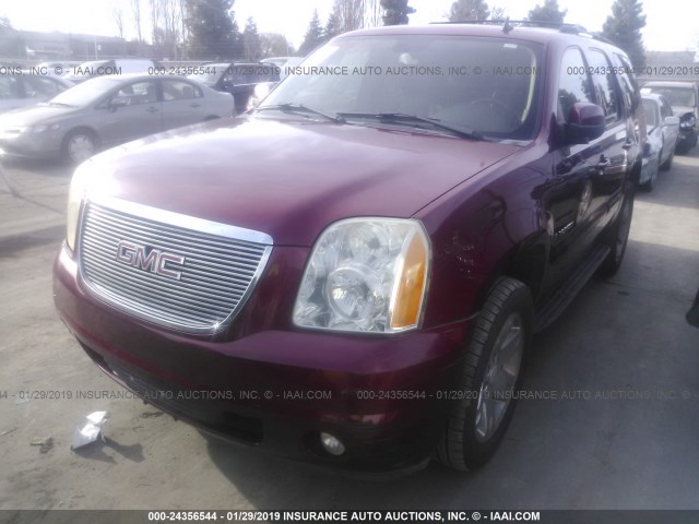 1GKFK13047J148229 - 2007 GMC YUKON RED photo 2