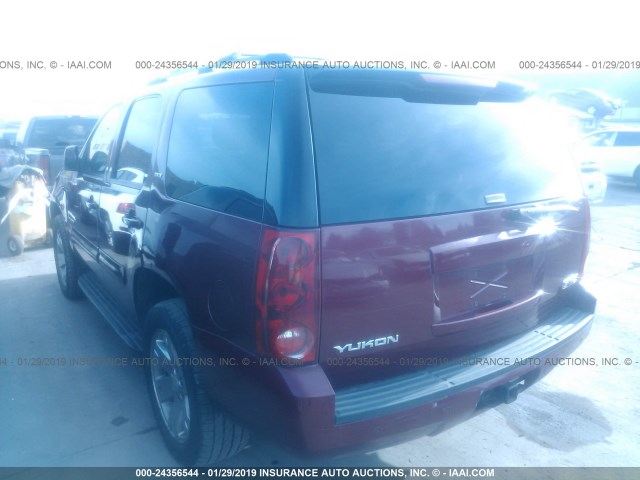 1GKFK13047J148229 - 2007 GMC YUKON RED photo 3